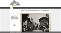 Desktop Screenshot of prohistoria.ch