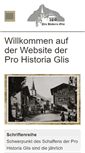 Mobile Screenshot of prohistoria.ch